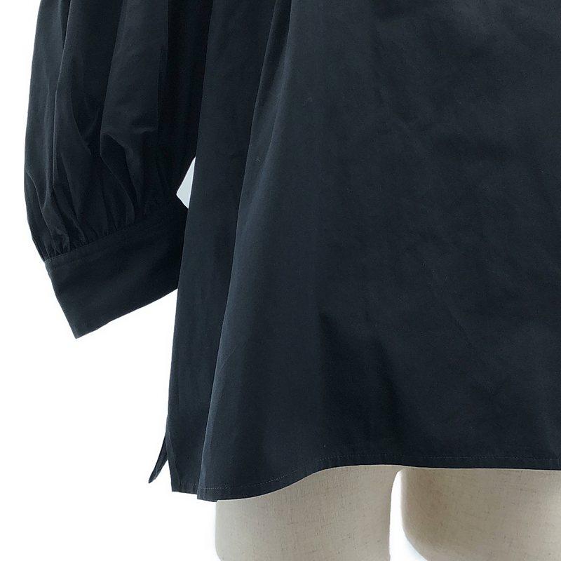 BLAMINK - BLAMINK / ブラミンク | ドルマンスリーブ コットン ブラウス | 38 | ネイビー | レディース BLAMINK / ブラミンク | ドルマンスリーブ コットン ブラウス 38