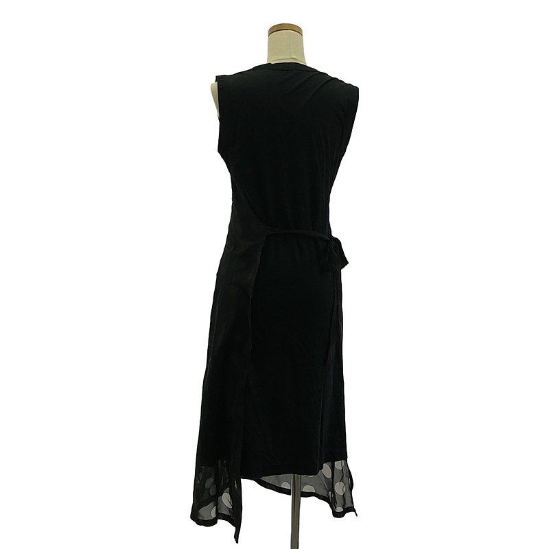 美品✨ノワールケイニノミヤ シアードッキング レイヤードカットソーワンピース noir kei ninomiya / ノワールケイニノミヤ | 2017SS ドット シアー