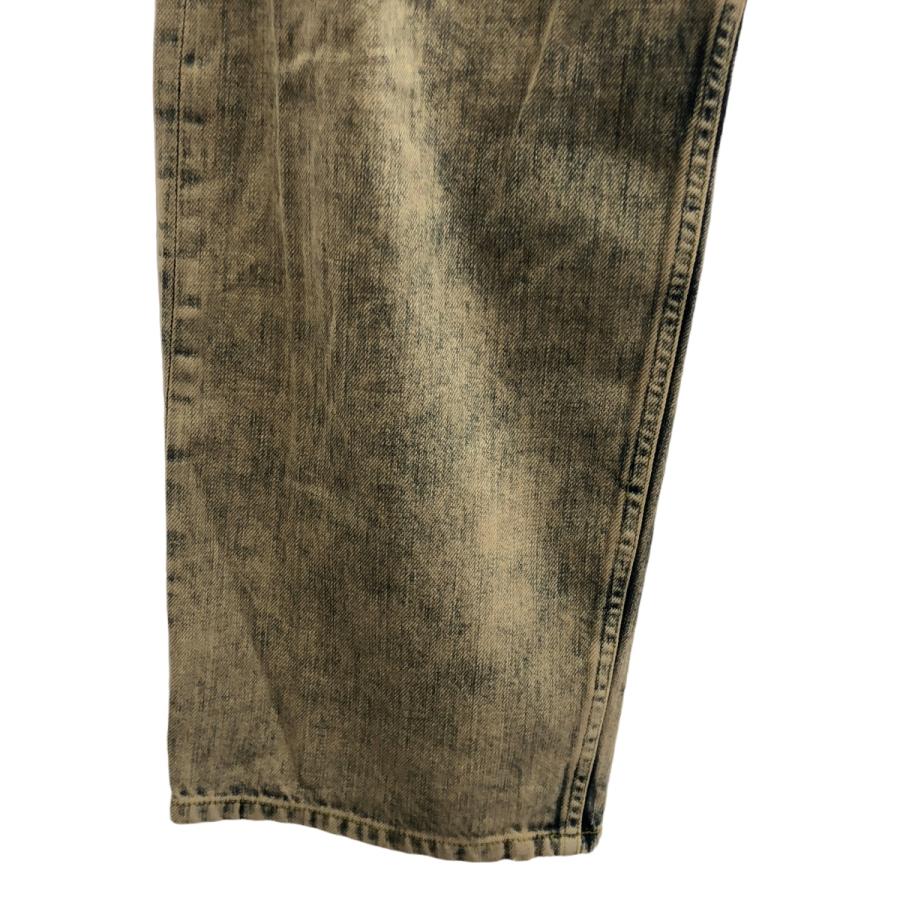 YOKE / ヨーク | 2025SS | Bleach & Over Dye Denim Wide Straight 5P Pants / ブリーチ&オーバーダイデニムワイドストレート5Pパンツ / ユニセックス | 1 | インディゴ/ブラウン系 | メンズ YOKE YOKE / ヨーク | 2025SS | Bleach & Over Dye Denim Wide