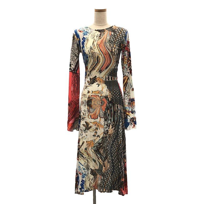 美品】 MARINE SERRE / マリーンセル | Multicolor Fluid Dress バック 