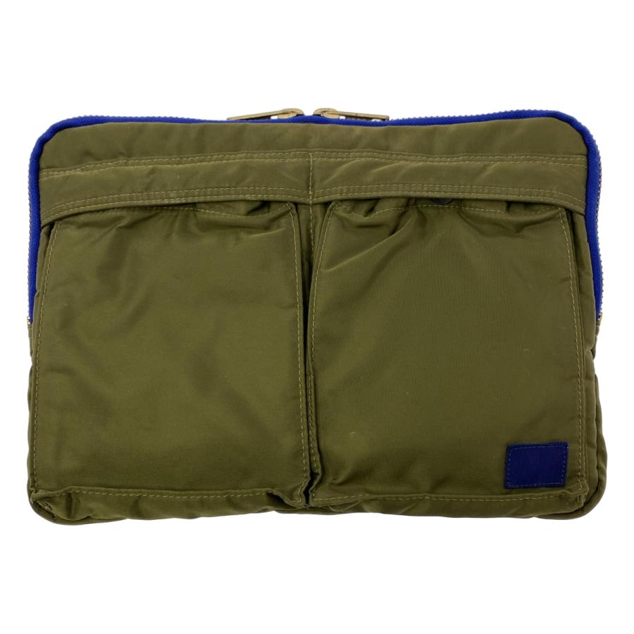 【美品】　sacai × porter クラッチバッグ　ブリーフケース　バッグ sacai（サカイ） × PORTER / ポーター ロゴジップ クラッチバッグ