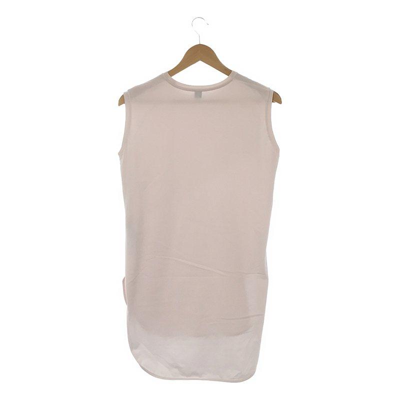 ATON / エイトン | ROUND HEM TANK TOP / クルーネック スリット ロングタンクトップ | 2 | ピンク | レディース｜kldclothing｜04