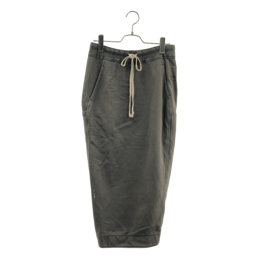 Rick Owens DRKSHDW ダークグレー スウェットスカート Rick Owens DRKSHDW / リック・オウエンス・ダークシャドウ ドロー