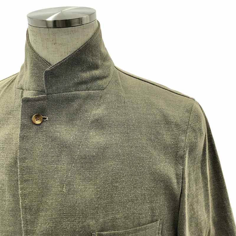 COMME des GARCONS HOMME PLUS / コムデギャルソンオムプリュス | AD1997 | 90s ポリコットン オックスフォード チェスターコート | M | グレー | メンズ COMME des GARCONS HOMME PLUS / コムデギャルソンオムプリュス