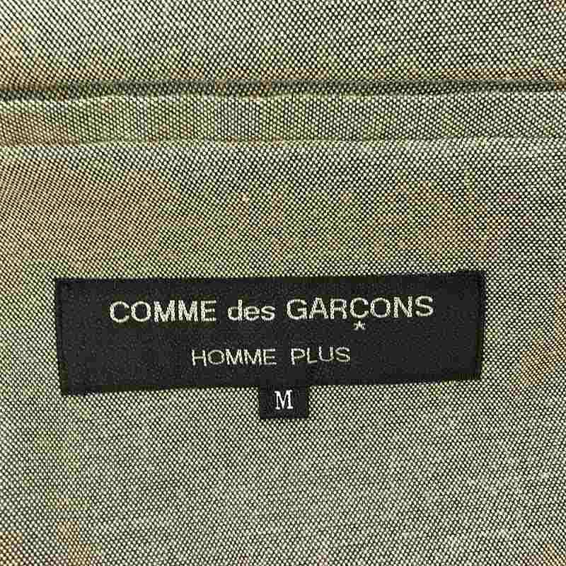 COMME des GARCONS HOMME PLUS / コムデギャルソンオムプリュス | AD1997 | 90s ポリコットン オックスフォード チェスターコート | M | グレー | メンズ COMME des GARCONS HOMME PLUS / コムデギャルソンオムプリュス