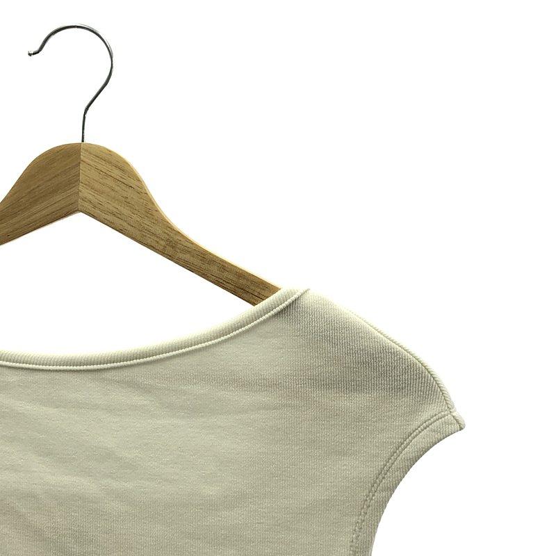 【美品】  Ron Herman / ロンハーマン | ベアリブフレンチスリーブトップ | S | ホワイト | レディース Ron Herman（ロンハーマン） 【美品】 | ベアリブフレンチスリーブ
