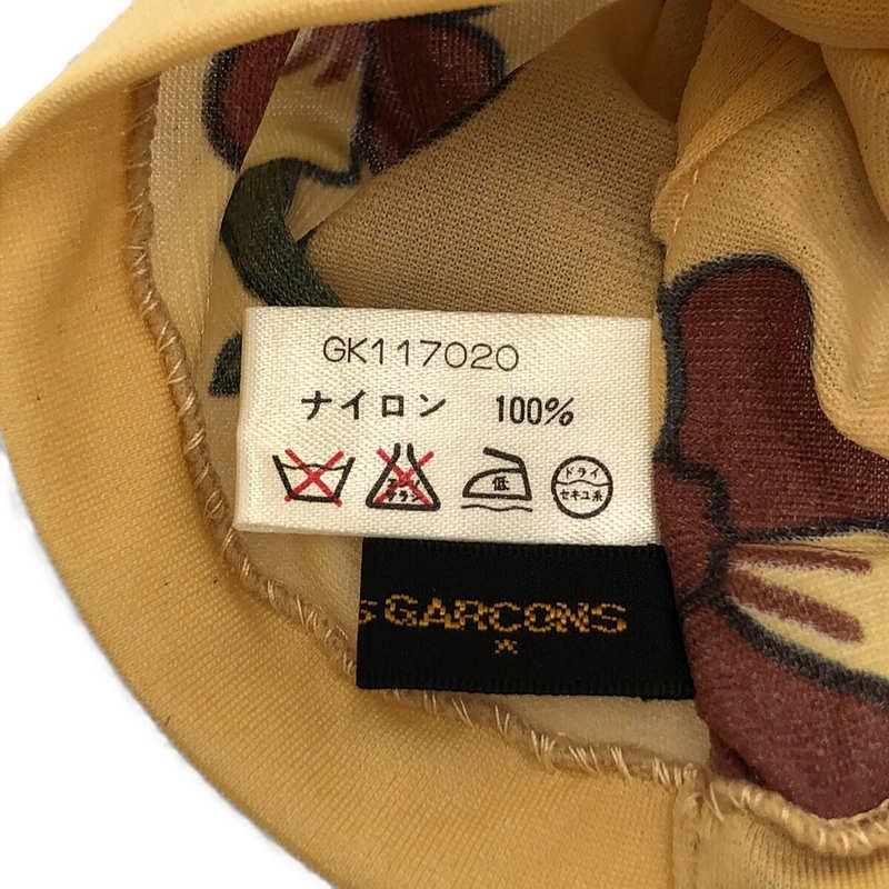 【美品】  COMME des GARCONS / コムデギャルソン | 1990s〜 フラワー プリント アームカバー | ベージュ | レディース｜kldclothing｜04