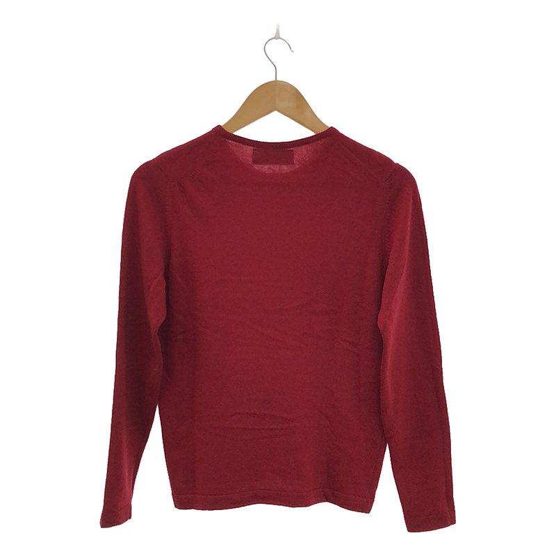BALLANTYNE / バランタイン | カシミヤ クルーネックニット 3 レッド 