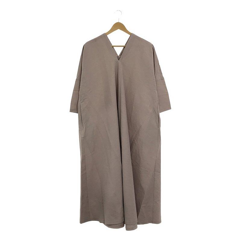 美品】 ATON / エイトン | LIGHT HEMP DRAPED DRESS ライトヘンプ 