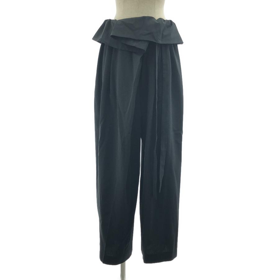 美品】 LOHEN / ローヘン | 2023AW オーバーラップパンツ 38 ブラック  