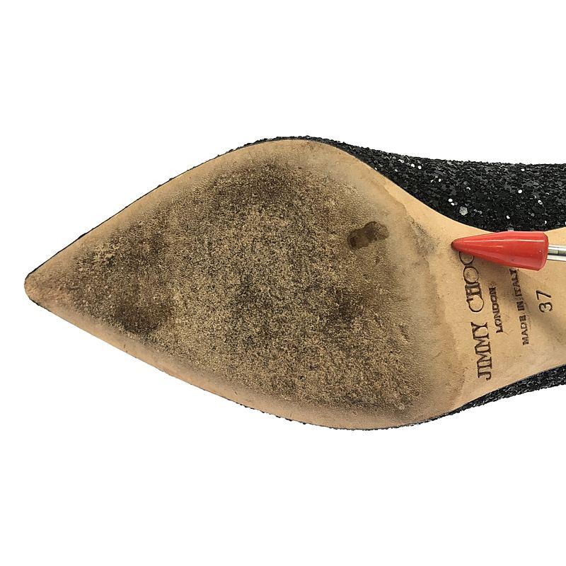 JIMMY CHOO（ジミーチュウ） | ポインテッドトゥ グリッター パンプス