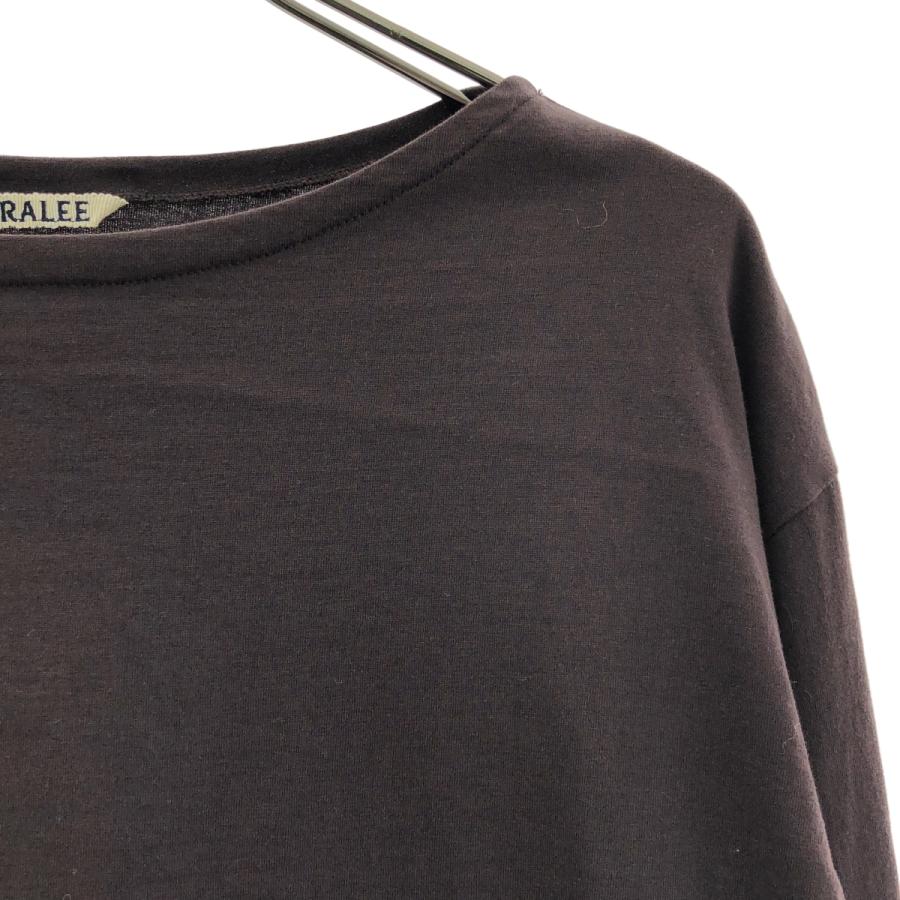 AURALEE（オーラリー） ORGANIC COTTON HIGH GAUGE JERSEY BOAT NECK L