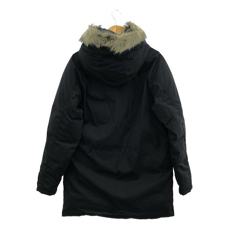 THE NORTH FACE PURPLE LABEL / ザノースフェイスパープルレーベル | Long Serow down coat / ND2557N ロングセロー ダウンコート ファーフーディ | XL | ブラック | メンズ THE NORTH FACE PURPLE LABEL / ザノースフェイスパープルレーベル
