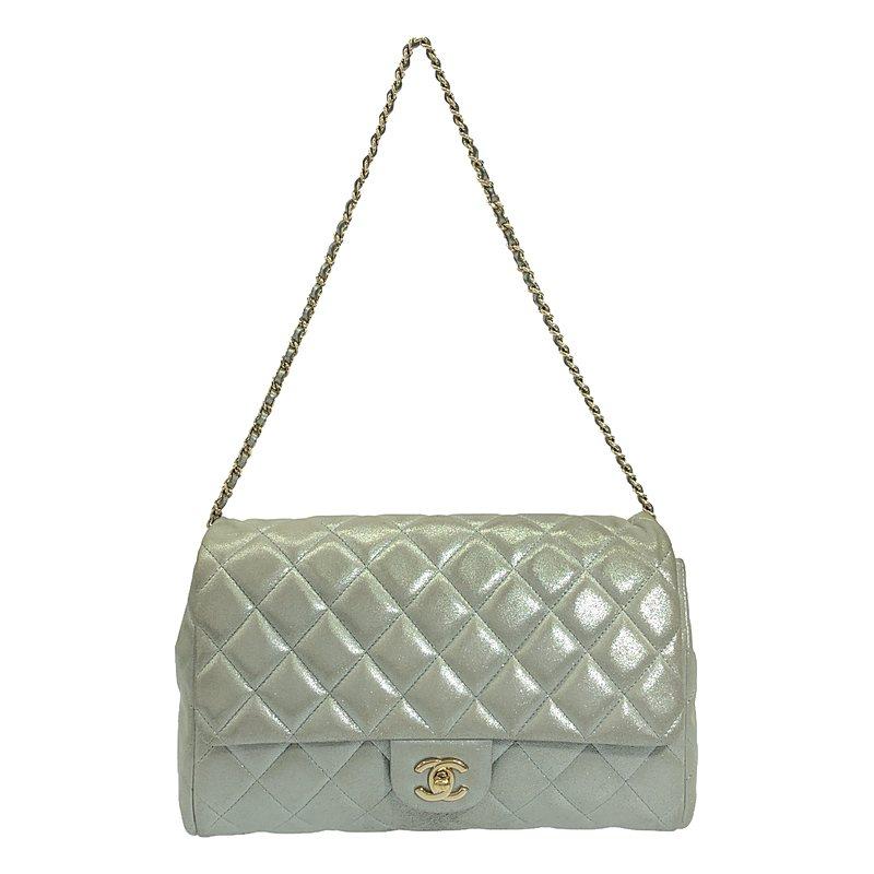 CHANEL（シャネル） | マトラッセ メタリック レザー フラップ 