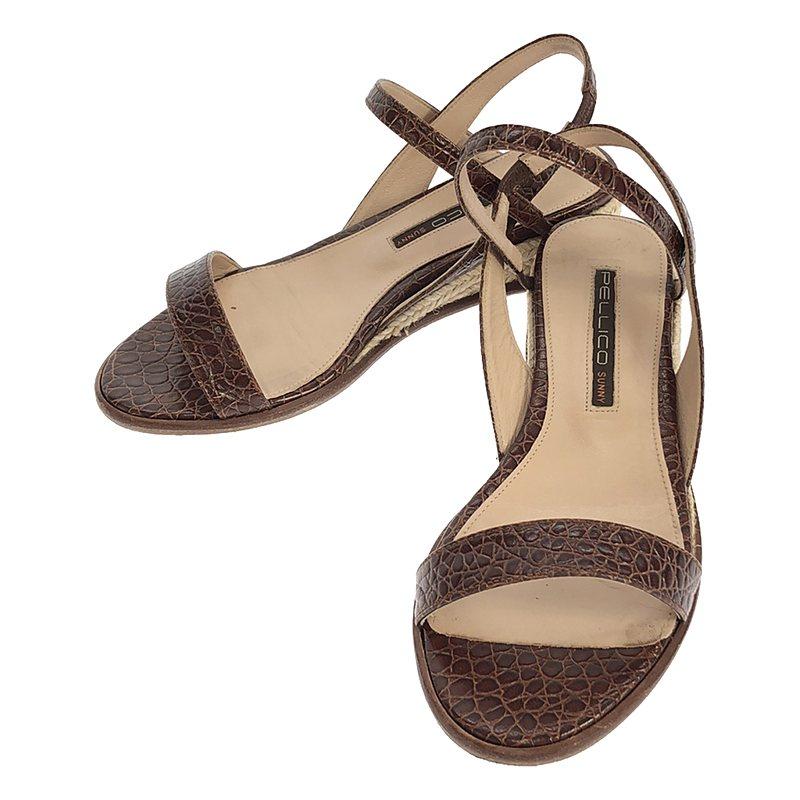 PELLICO SUNNY / ペリーコサニー | エンボス アンクルストラップ  