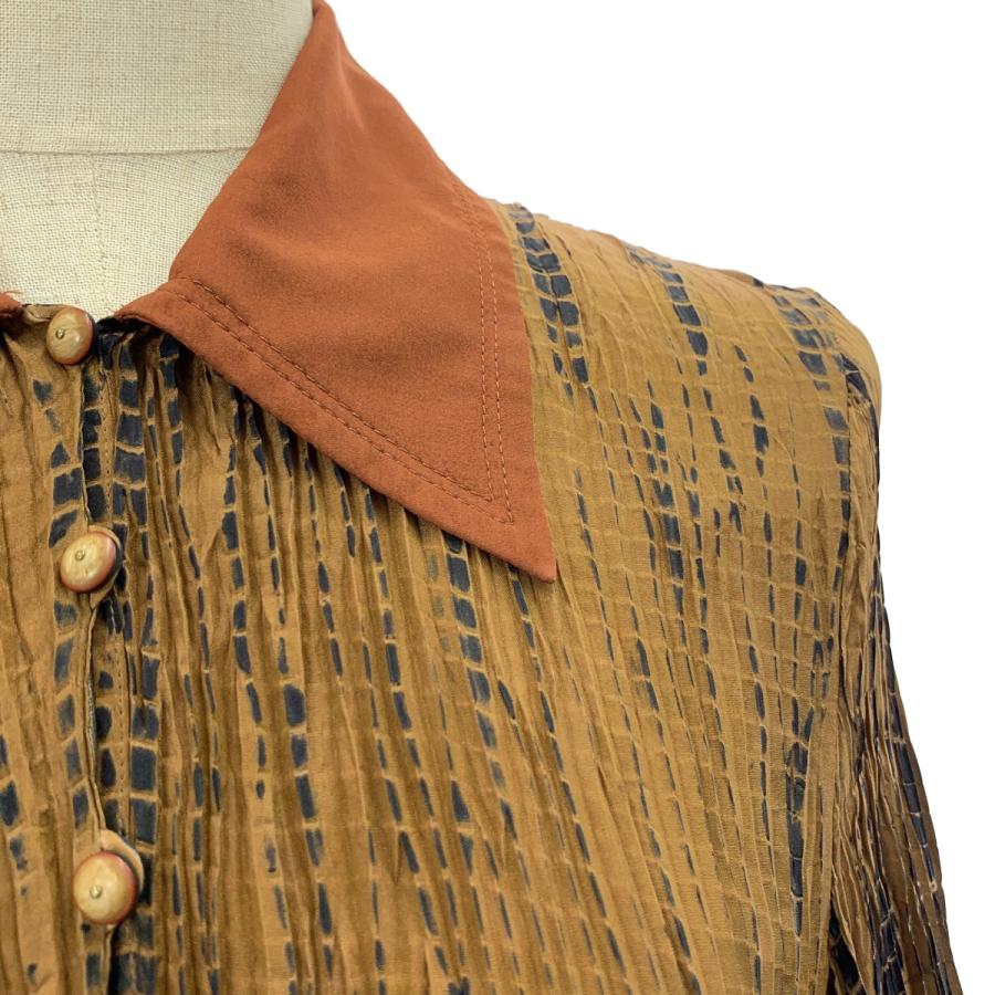 Mame Kurogouchi / マメクロゴウチ Arimatsu Shibori Ombre Dyed Silk