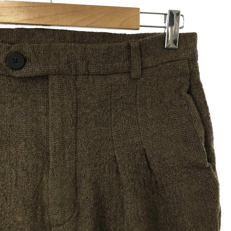 WRIGHT&DOYLE / ライトアンドドイル | 2022AW | BEAULIEU DOUBLE PLEAT TROUSERS ウール 2プリーツ トラウザー | 1 | タバコ | メンズ WRIGHT&DOYLE / ライトアンドドイル | 2022AW BEAULIEU DOUBLE PLEAT