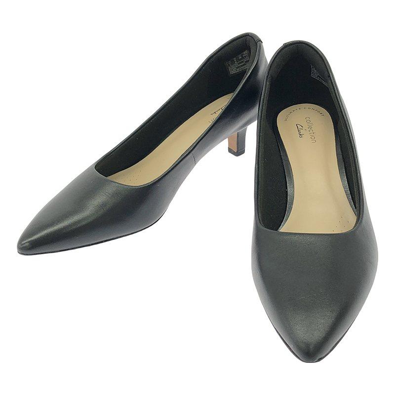 Clarks clarks / クラークス | ポインテッドトゥ ヒール パンプス 24  