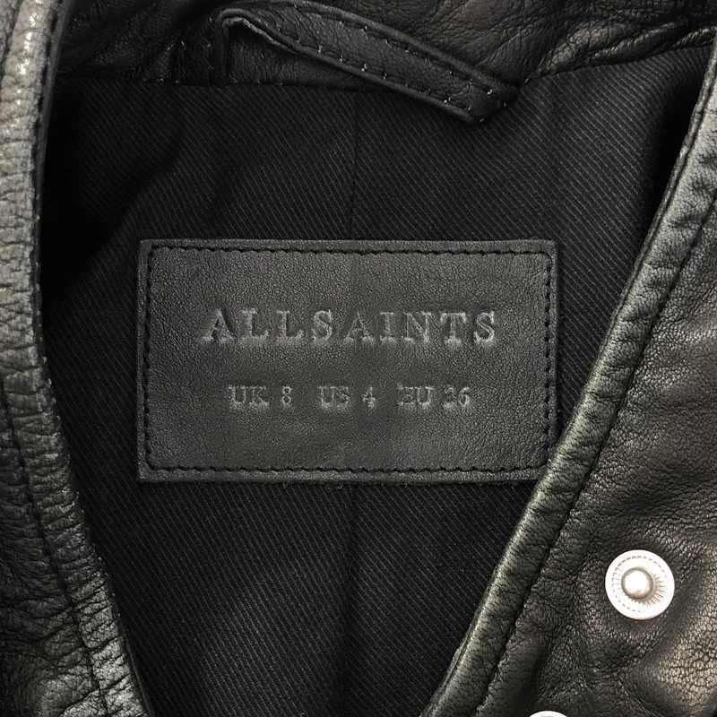 ALLSAINTS / オールセインツ | MAST BIKER ラムレザー ダブル