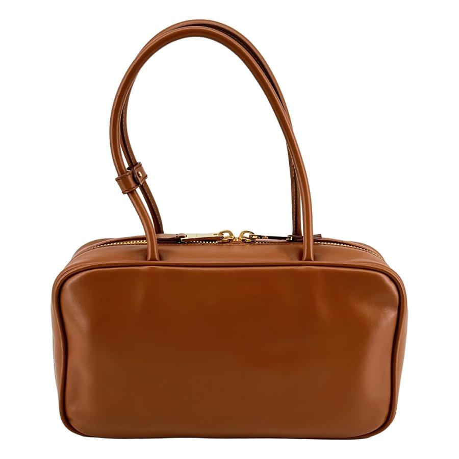 （新品）miumiuレザートップハンドル バッグ ボー miu miu（ミュウミュウ） ボー レザー トップハンドルバッグ : KLD
