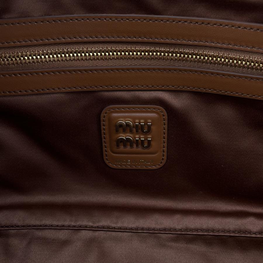 miu miu（ミュウミュウ） ボー レザー トップハンドルバッグ : KLD