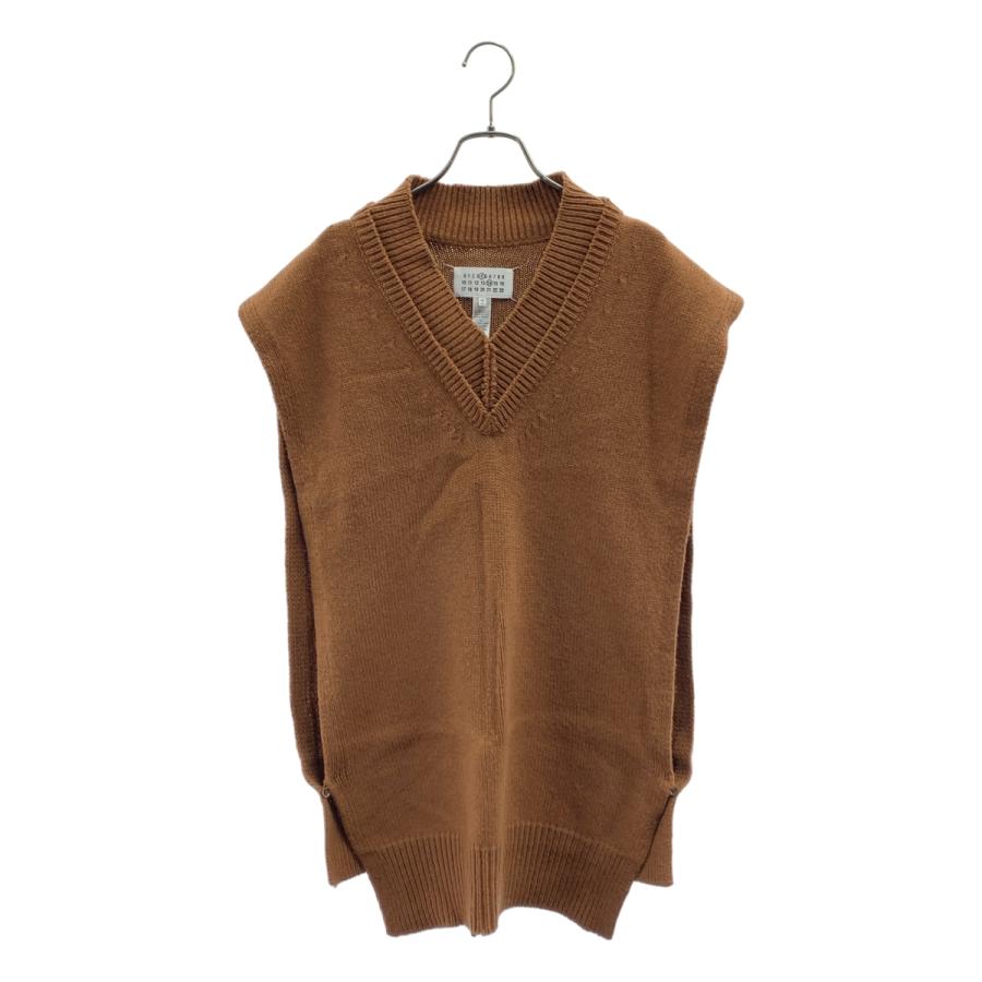 Maison Margiela Vネック ウールニット　ベスト　タバード Maison Margiela（メゾンマルジェラ） ウール リネン タバード Vネック