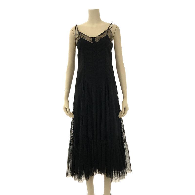 美品】 Her lip to / ハーリップトゥ | Lace Trimmed Satin Cami Dress