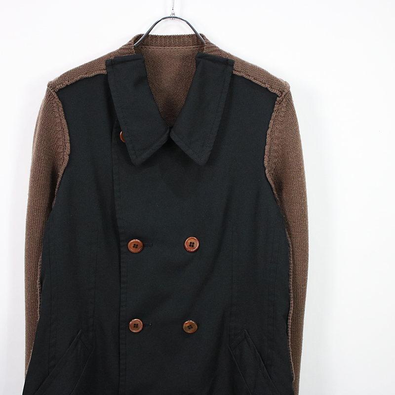 COMME des GARCONS / コムコム | 2013AW ポリエステル ニット切替  