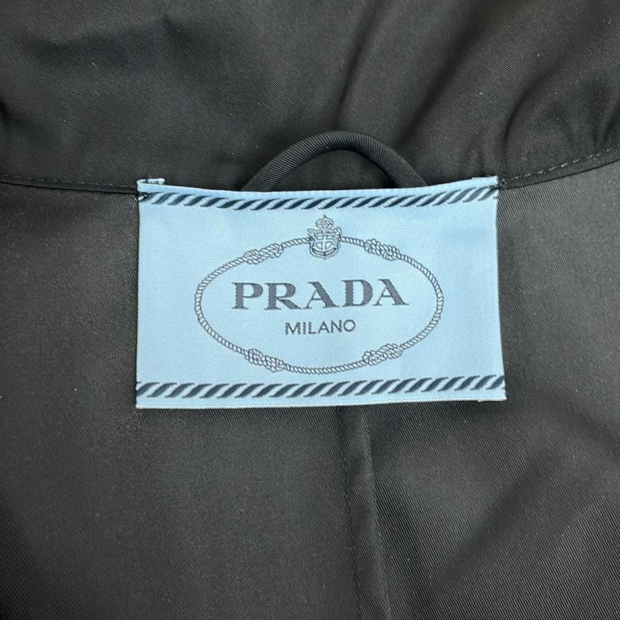 PRADA（プラダ） Re Nylon トライアングルロゴ ロングコート / 29L086