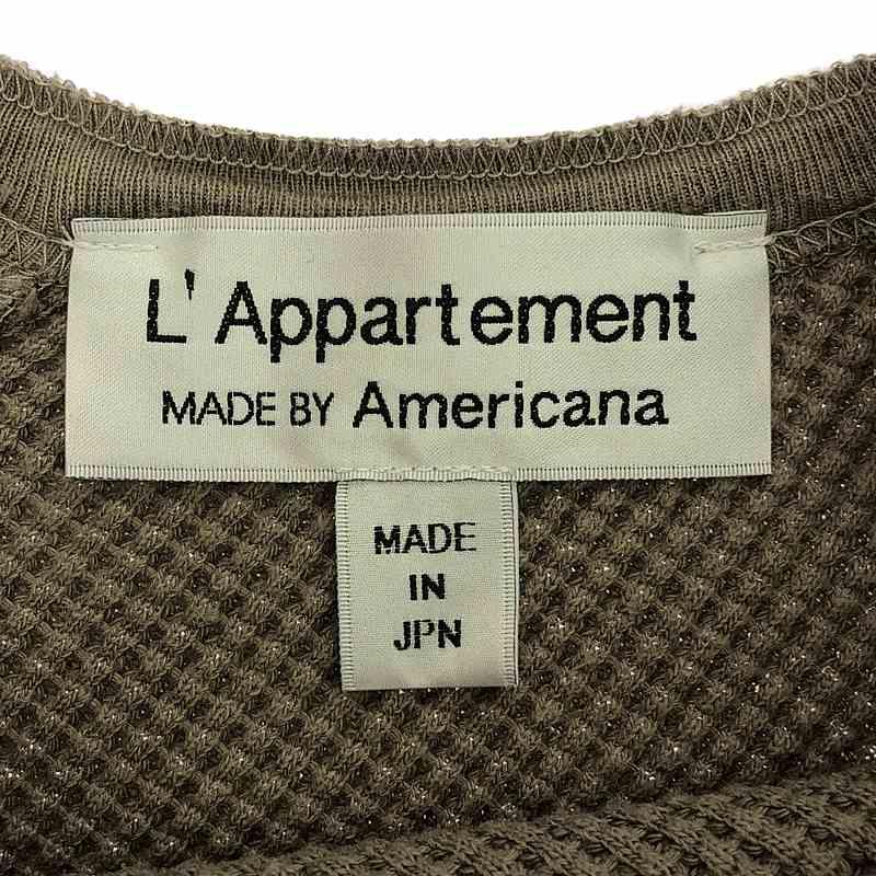カットソー(半袖/袖なし) L'Appartement AMERICANA S/S Thermal P/O L'Appartement / アパルトモン | Americana S/S Thermal P/O