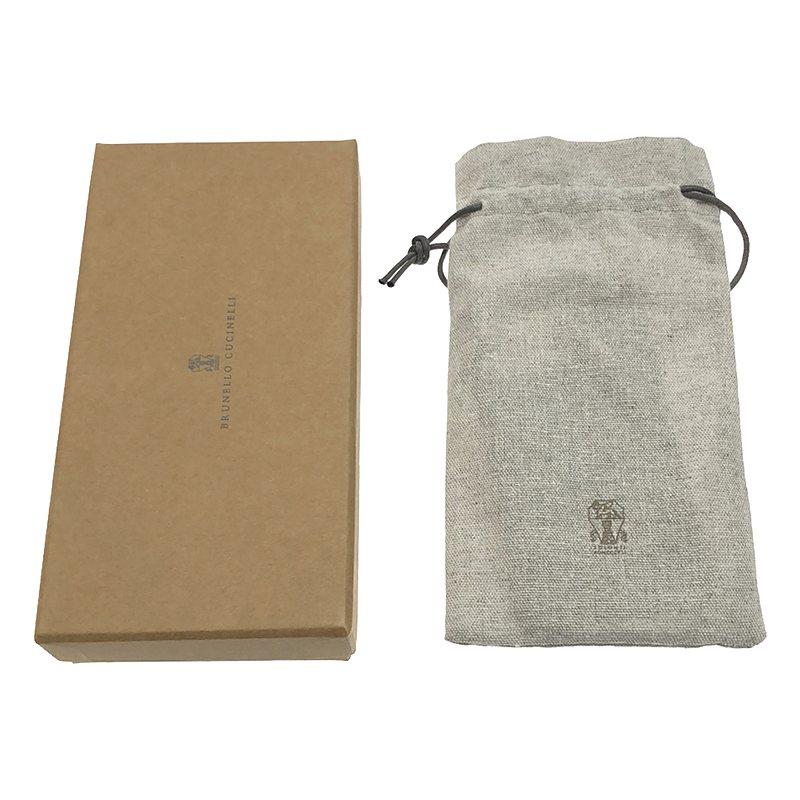 【新品】  BRUNELLO CUCINELLI / ブルネロクチネリ | iPhone / アイフォーン レザー スマホケース / カバー | グレージュ系｜kldclothing｜07