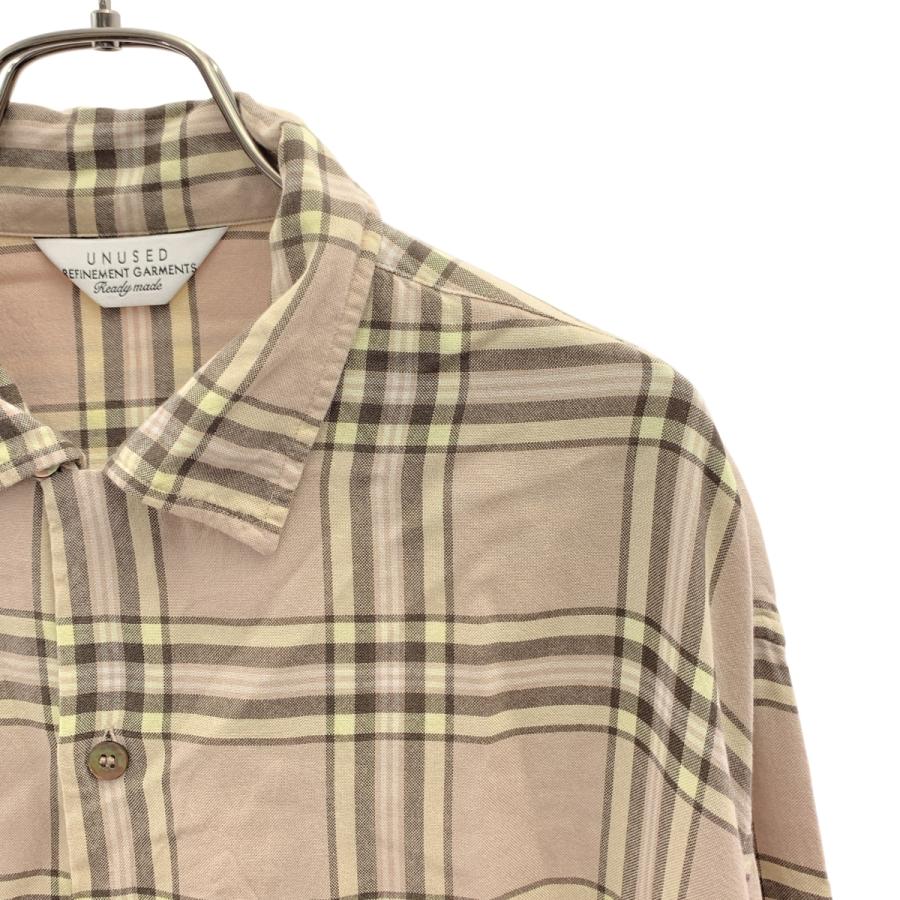 新品未使用！【UNUSED】アンユーズド レーヨン チェックシャツ UNUSED（アンユーズド） Rayon Check Shirt レーヨンチェックシャツ