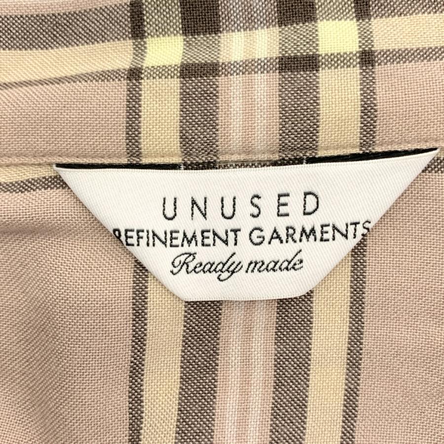 新品未使用！【UNUSED】アンユーズド レーヨン チェックシャツ UNUSED（アンユーズド） Rayon Check Shirt レーヨンチェックシャツ