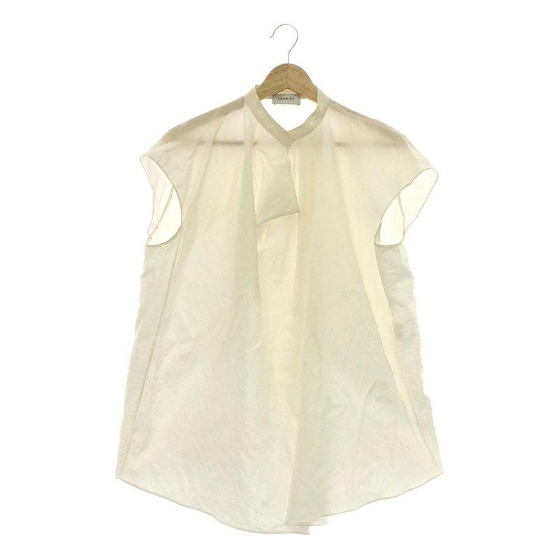 LEMAIRE / ルメール | ノースリーブバンドカラーシャツ | 34 