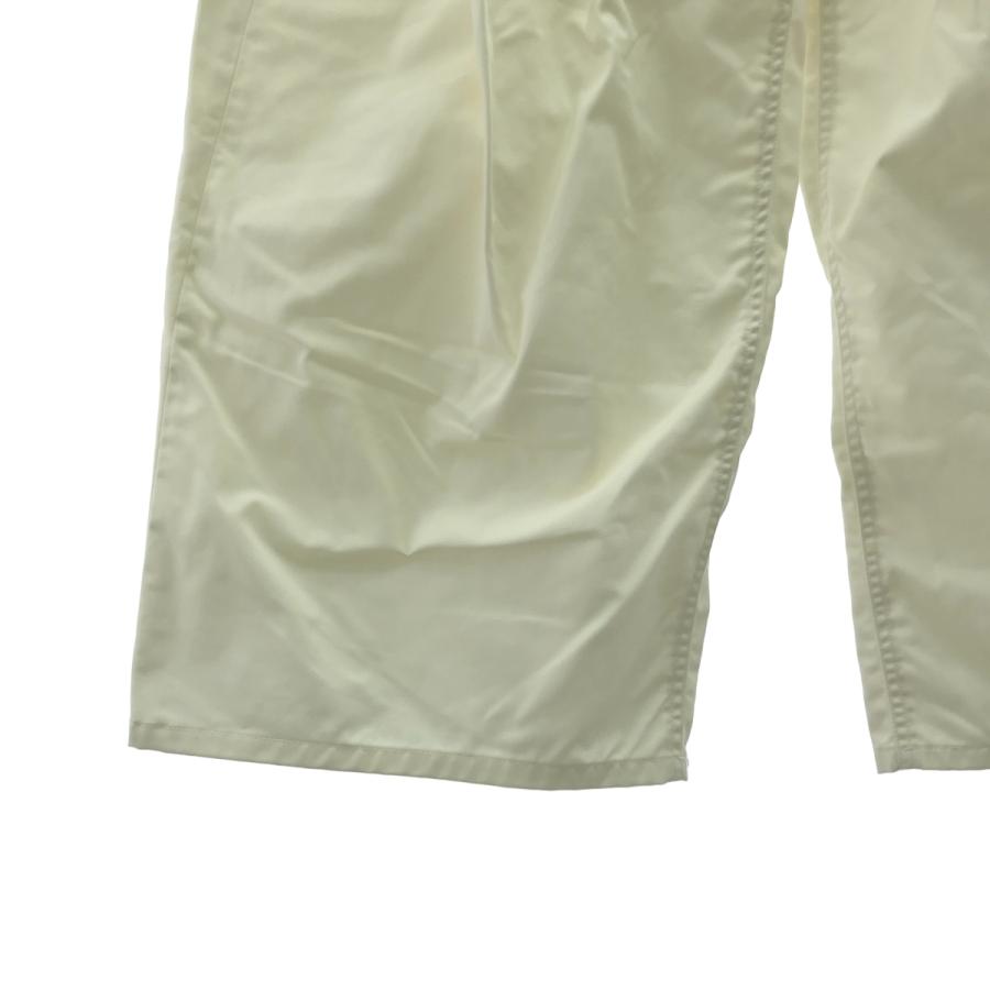 【美品】  SHINYA KOZUKA / シンヤコヅカ | 2024SS | Hi BAGGY WITH NO PRINT 2タック ポリコットンツイル バギーパンツ | M |  / スノー | メンズ 美品】 SHINYA KOZUKA / シンヤコヅカ | 2024SS Hi BAGGY WITH NO