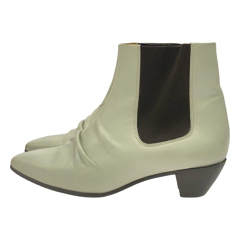 セリーヌ　Celine フィービー期　サイドゴア　ショートブーツ　37 CELINE / セリーヌ | フィービー期 サイドゴア レザー ショート