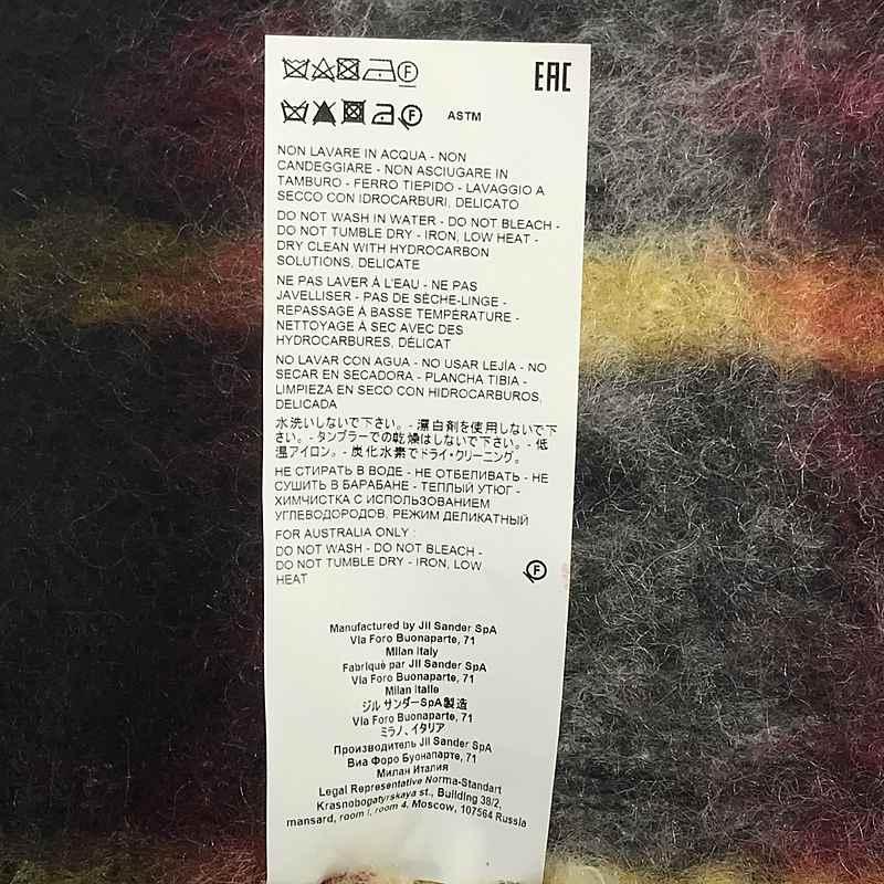 JIL SANDER 【美品】 / ジルサンダー | モヘヤ フリンジ 大判 ストール  