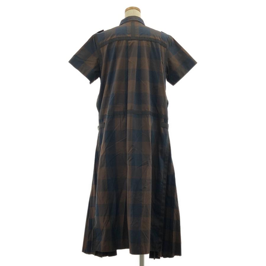sacai（サカイ） コットン ポプリン チェック ワンピース : KLD ヤフー