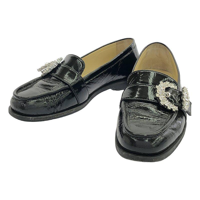 JIMMY CHOO / ジミーチュウ | CHERI LOAFER ビジューバックル