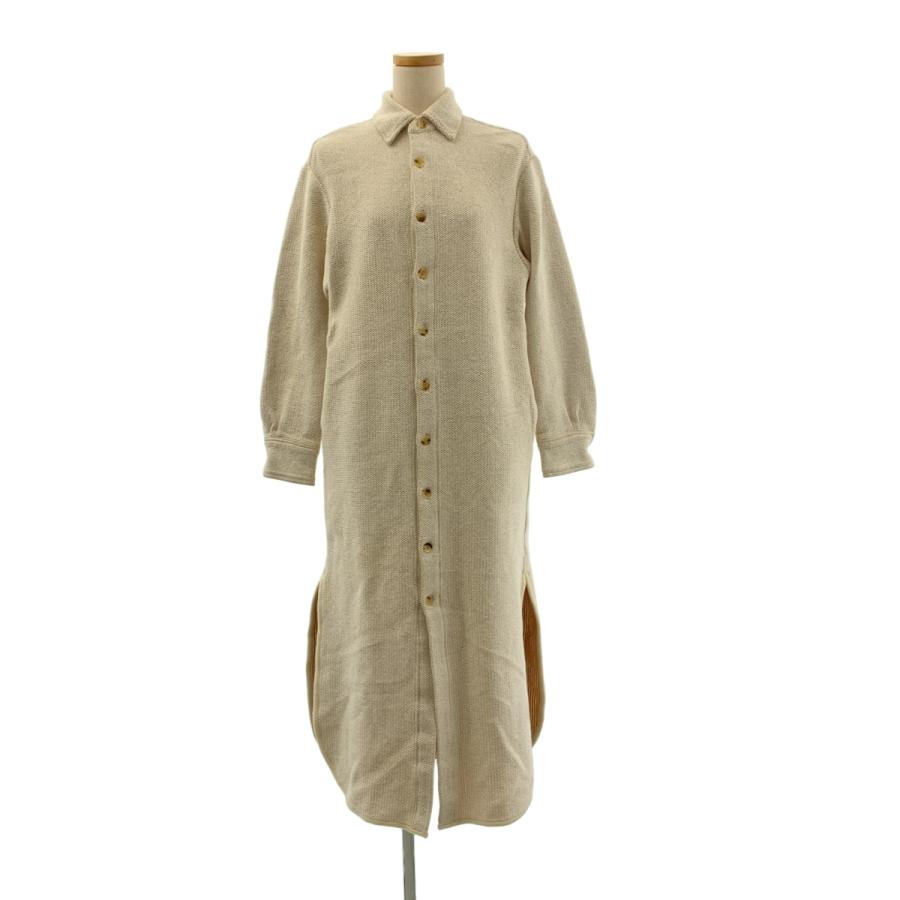 AURALEEオーラリー コットンシャツワンピース AURALEE（オーラリー） WOOL COTTON HEAVY MESH ONE-PIECE / オーバ