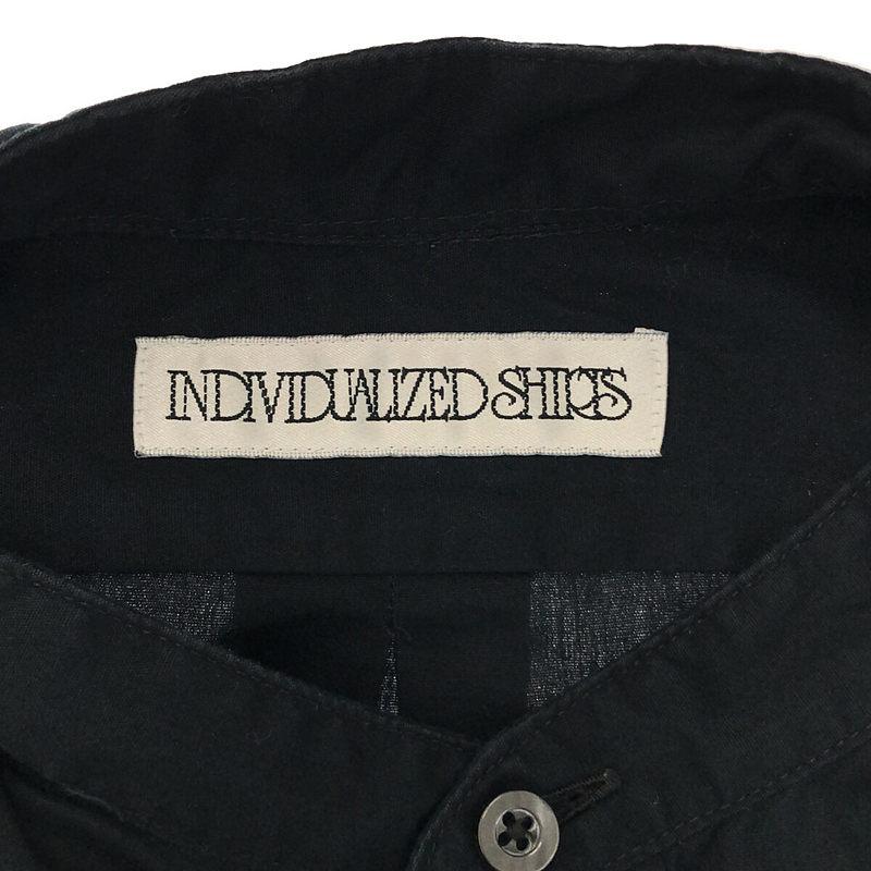 INDIVIDUALIZED SHIRTS / インディビジュアライズドシャツ | スタンドカラー シャツワンピース | ネイビー | レディース｜kldclothing｜05