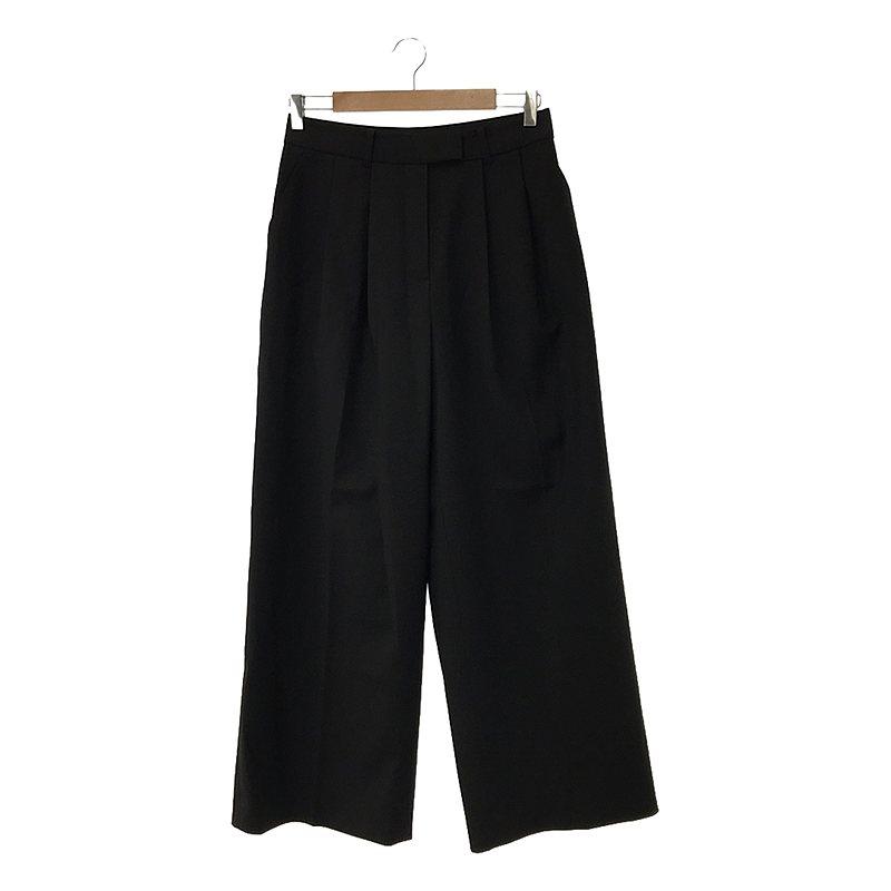 美品】 YONFA / ヨンファ | 2タック ワイドスラックス パンツ / 総裏地 