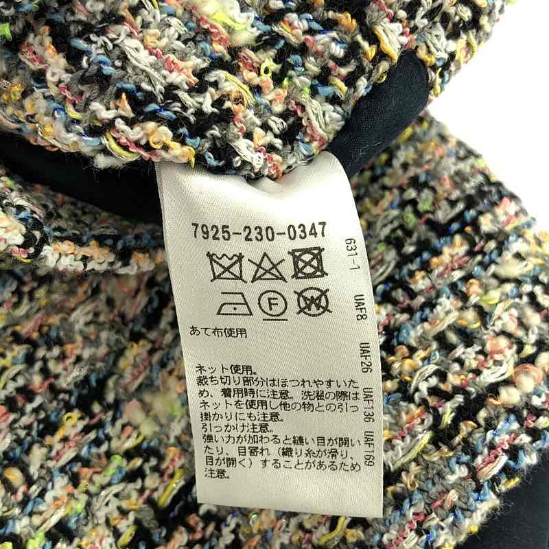 BLAMINK  RESORT ミックスツイード レギュラーカラー ベスト 美品】 BLAMINK / ブラミンク | RESORT ミックスツイード レギュラー