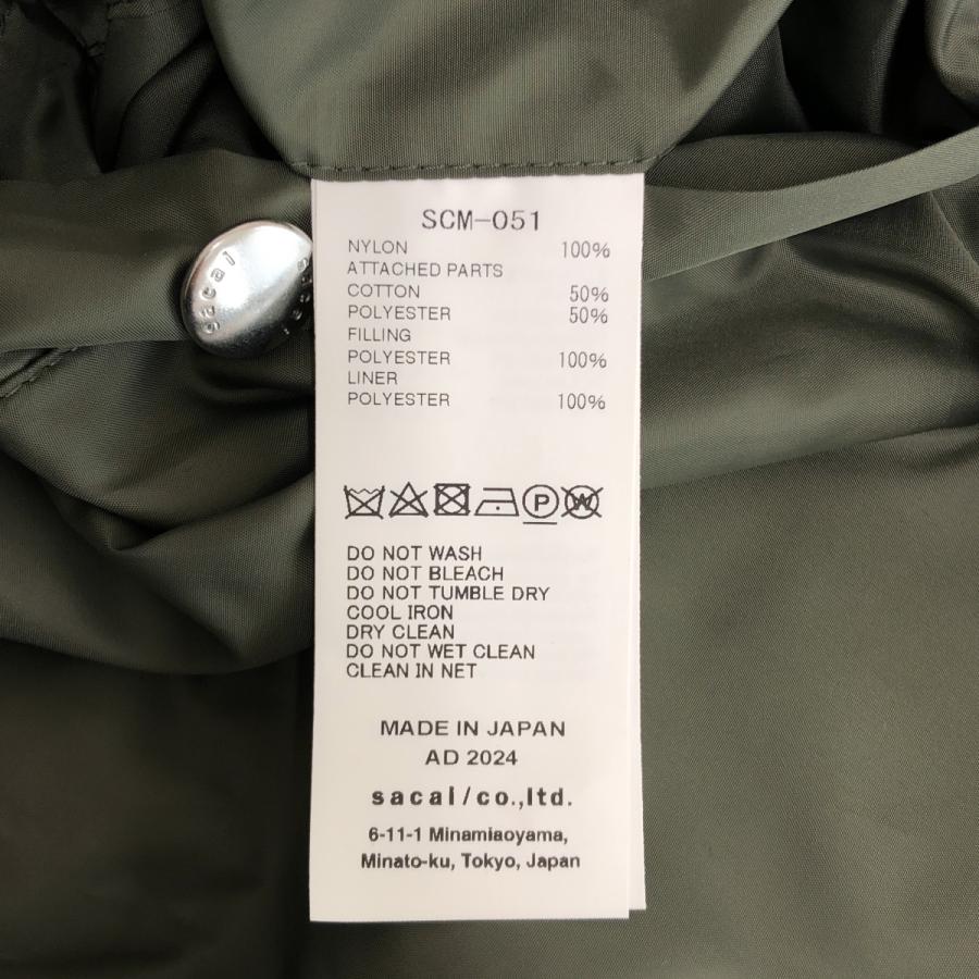 sacai（サカイ） Nylon Twill Blouson ナイロンツイル MA-1 ボンバー