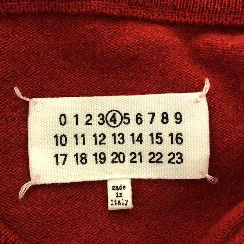 【美品】  Maison Margiela / メゾンマルジェラ | 2020AW | カシミヤ混 クルーネックニット | M | レッド | レディース Maison Margiela（メゾンマルジェラ） 【美品】 | 2020AW | カシミヤ混