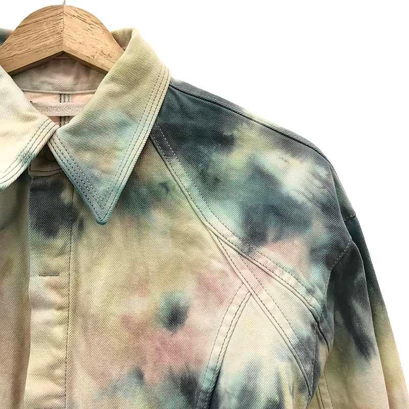 【新品】  KANAKO SAKAI / カナコサカイ | TIE DIE DENIM SHIRT タイダイ デニムシャツ | 36 | ブルー/ホワイト | レディース 新品】 KANAKO SAKAI / カナコサカイ | TIE DIE DENIM SHIRT