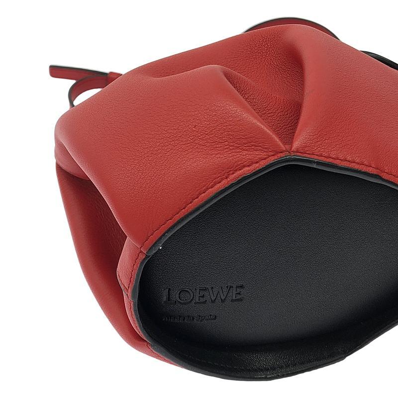 【美品】  LOEWE / ロエベ | エレファント クラシックカーフ ショルダーバッグ 199.30.M93 | レッド | レディース LOEWE（ロエベ） 【美品】 | エレファント クラシックカーフ