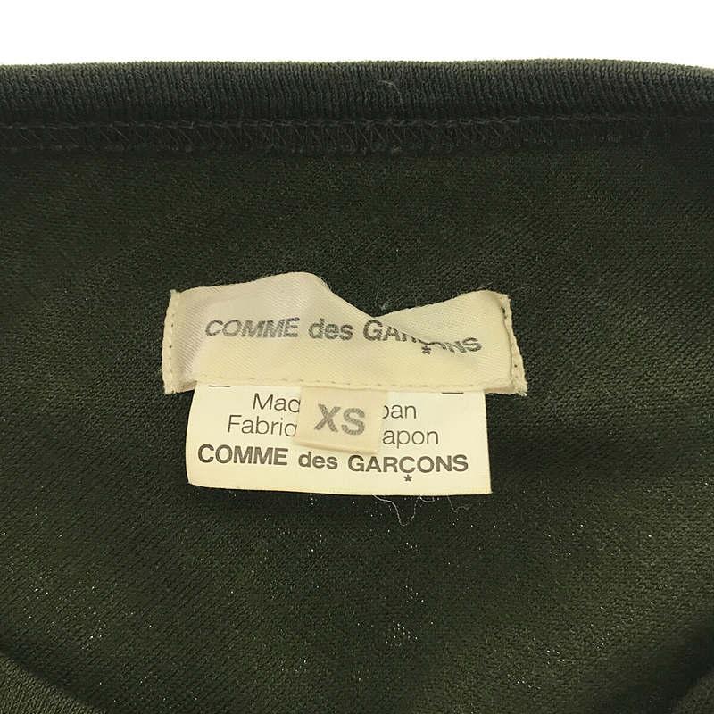 COMME des GARCONS / コムデギャルソン | 2009AW | ウール レイヤードデザイン 変形 ロングスリーブ カットソー | XS | オリーブ｜kldclothing｜05