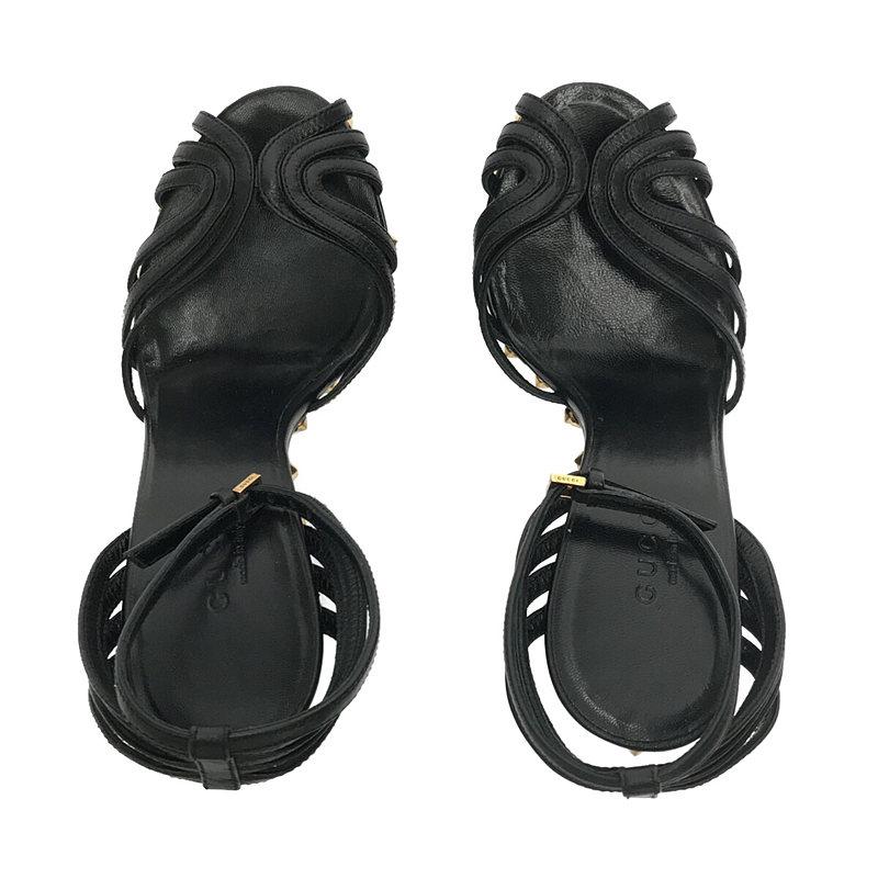 美品】 GUCCI / グッチ | スタッズ ウェッジソール サンダル | 34 