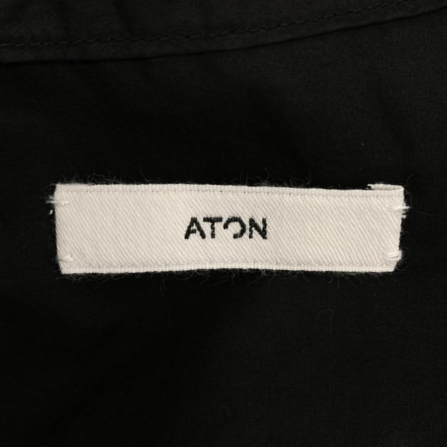 ATON / エイトン コットン スタンドカラー ジャンプスーツ